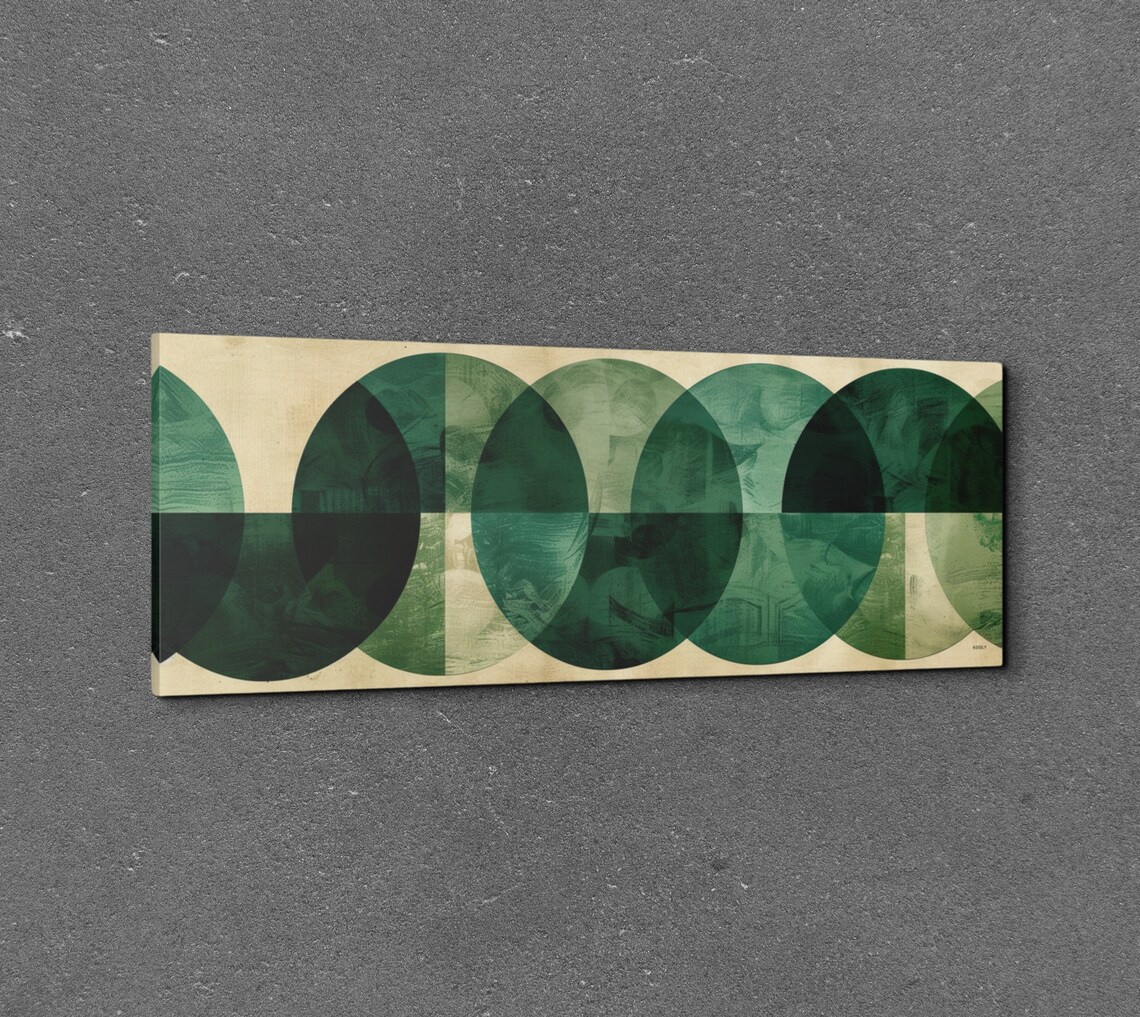 Mid Century Modern Boho Geometric Wall Art - Image 4