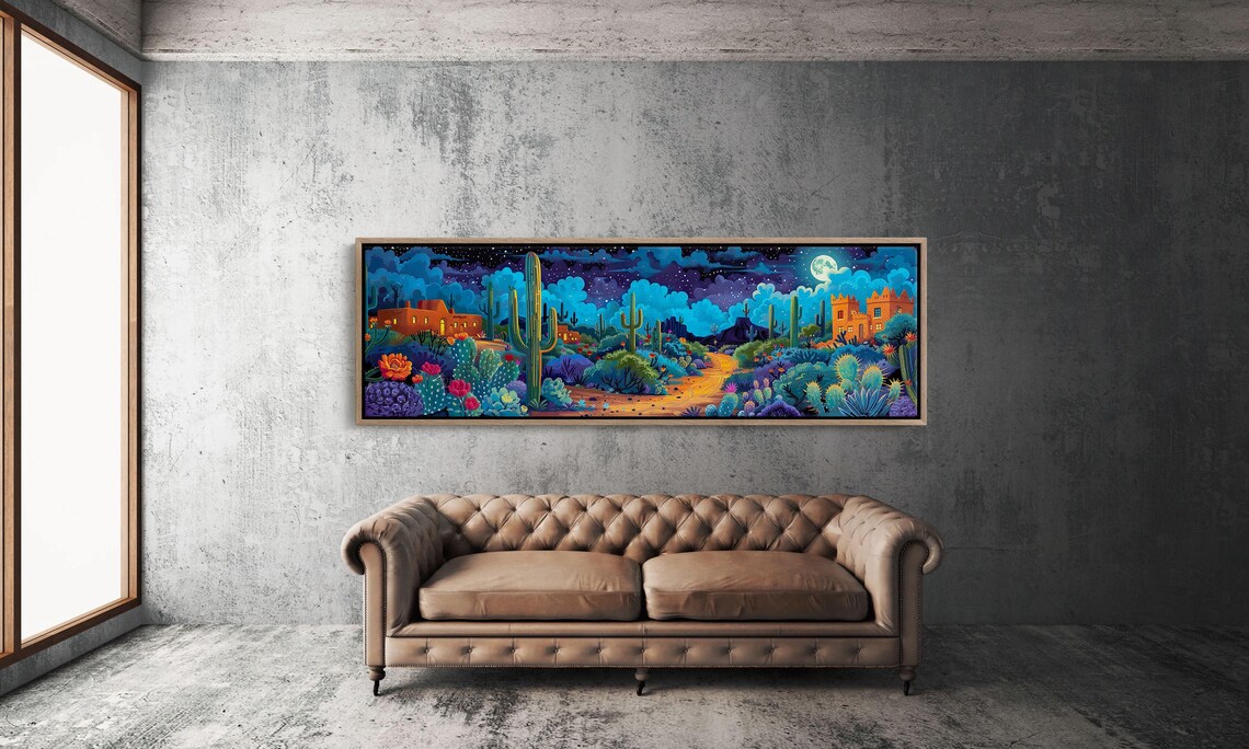 Southwest Desert Watercolor Cactus Art Print - Image 3