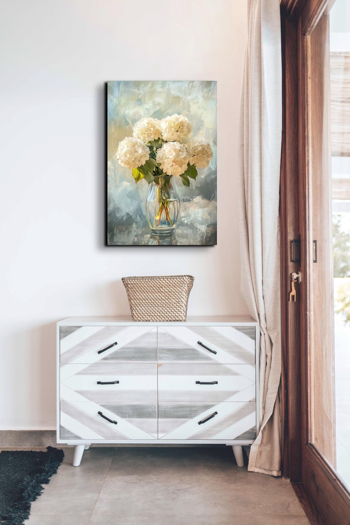 Mid Century Modern Botanical Vase Art Print - Image 3