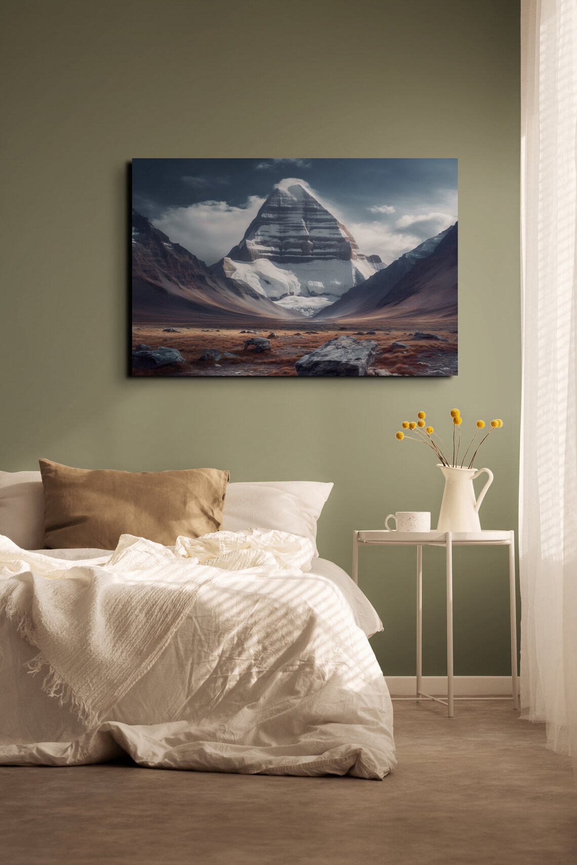 Mount Kailash Tibet Mountain Landscape Art Print - Image 5