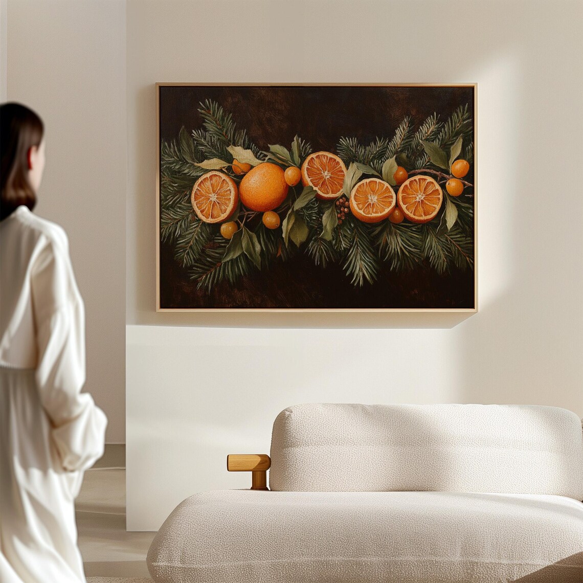Festive Citrus and Pine Holiday Wall Art - Image 6