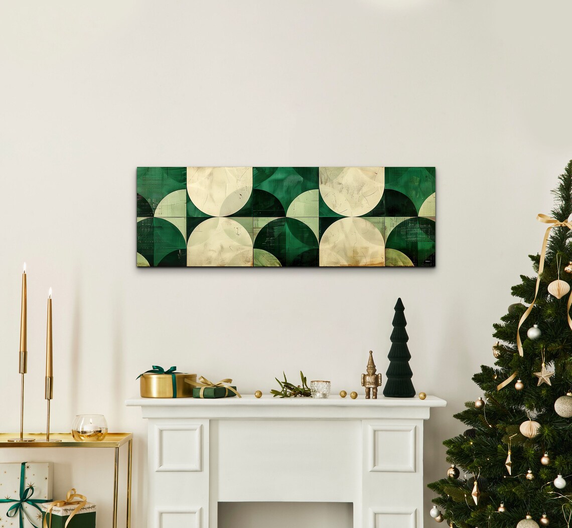 Mid Century Modern Boho Geometric Art Print - Image 5