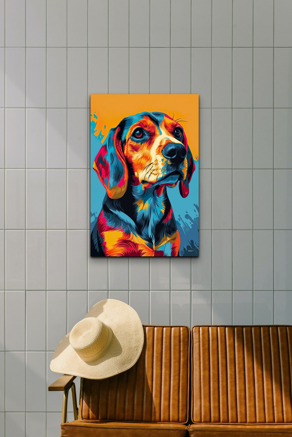 Beagle Pop Art Print - Image 4
