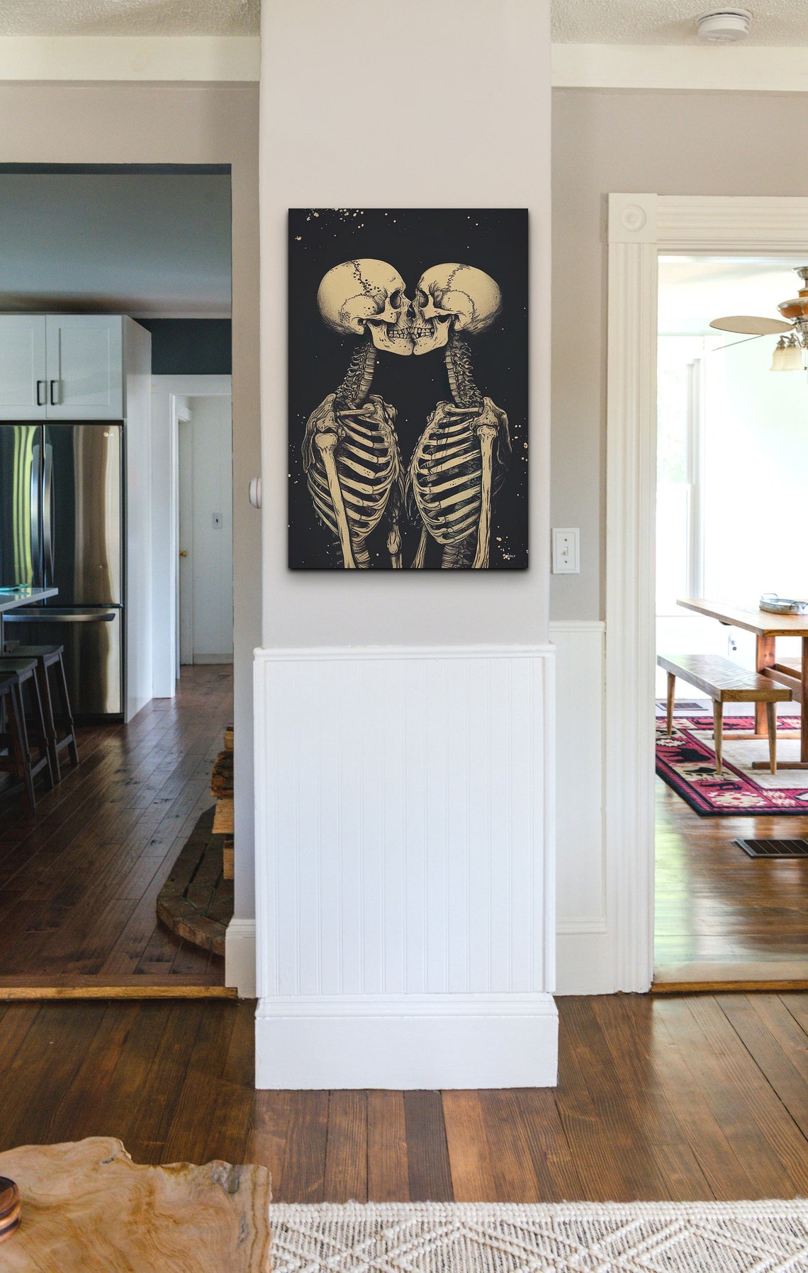 Romantic Skeleton, Halloween Art Print - Image 5