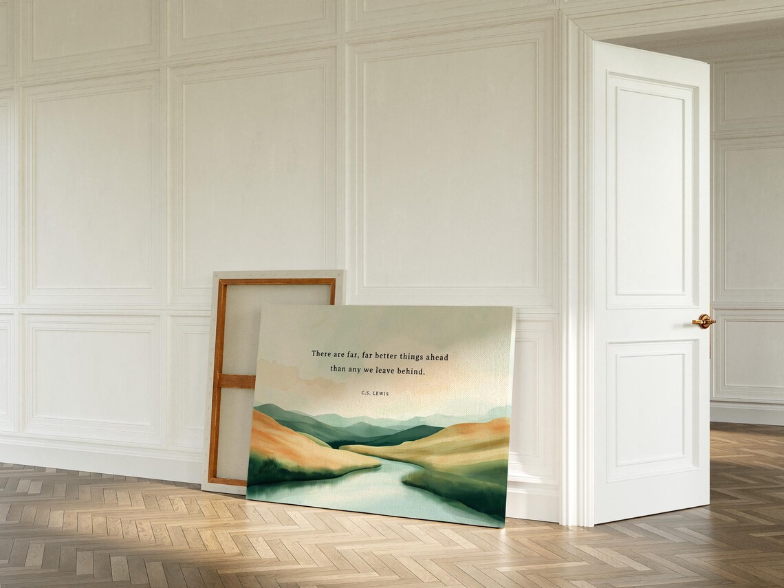 C.S. Lewis Quote Art Print, Inspirational Decor - Image 4