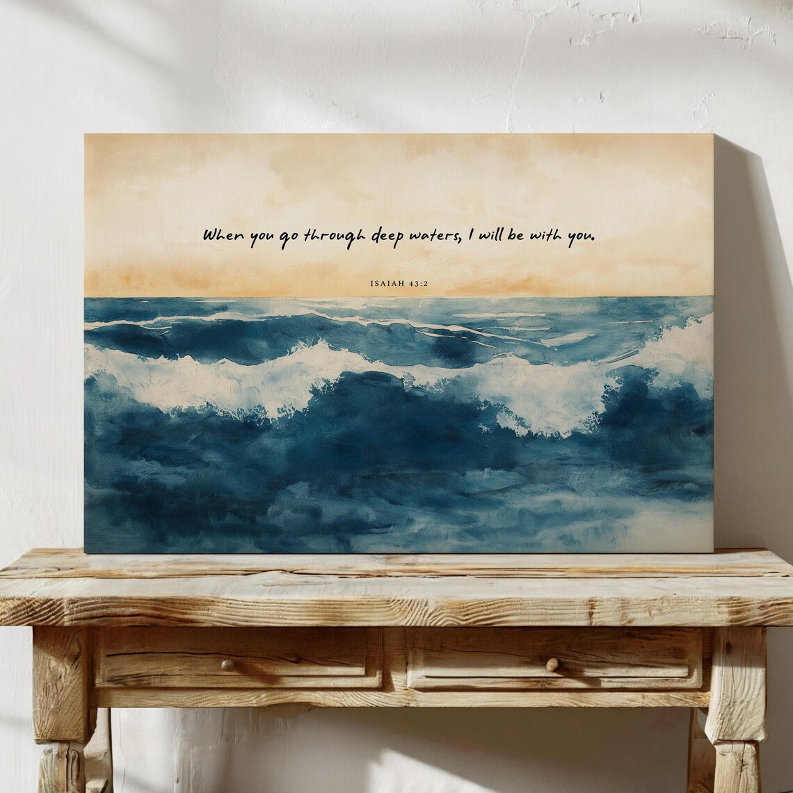 When You Go Through Deep Waters, Isaiah 43:2 - Image 2