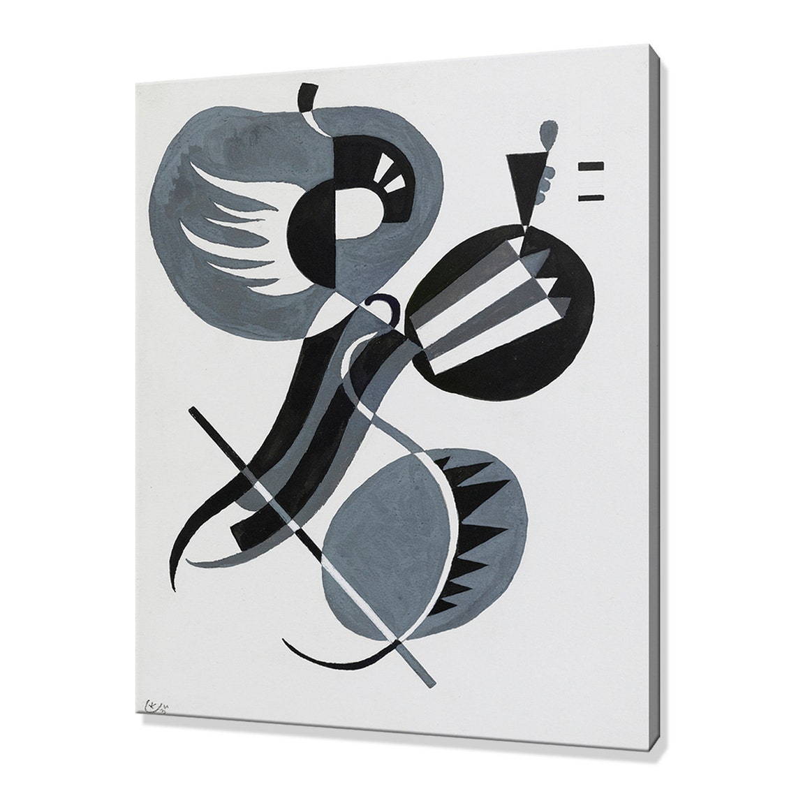 Wassily Kandinsky Sans Titre 1934 Classic Design Abstract Decor Reproduction Print Wall Art