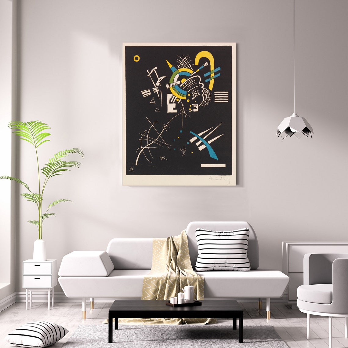 Wassily Kandinsky Kleine Welten Vii Small Worlds 1922 Classic Design Abstract Decor Reproduction Print Wall Art - Image 2