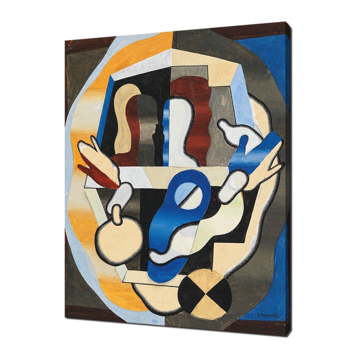 Georges Valmier 1930 Le Paradis Terrestre Cubist Abstract Art Print