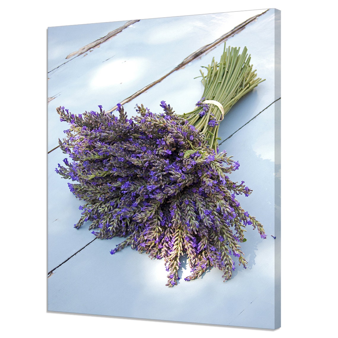 Lavender Bouquet Bundle Tied Floral Photo Shabby Chic Flower Poster