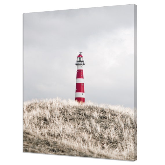 Lighthouse Landscape, Modern Design Art Print