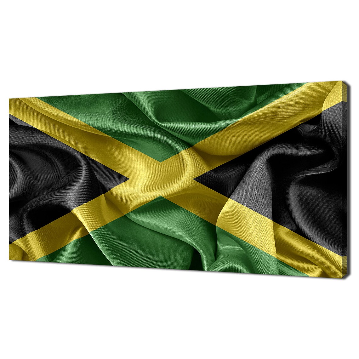 Jamaica National Flag, Modern Design Art Print