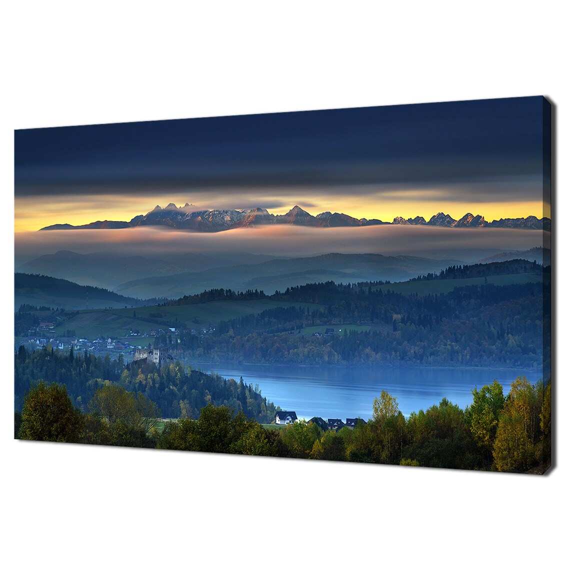 Morning Sky Over Tatra Mountains, Poland Travel Poster