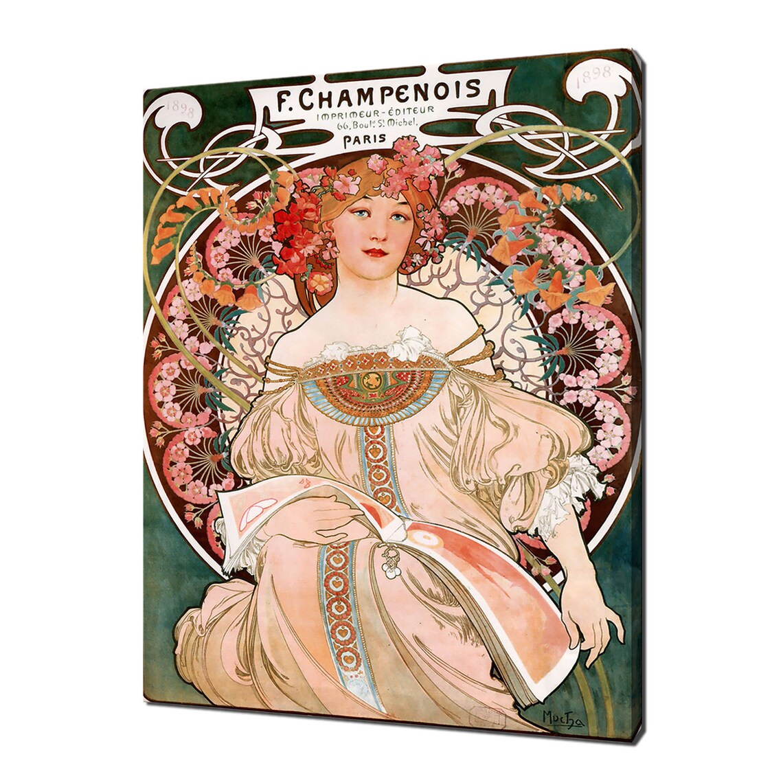 Alphonse Mucha F. Champenois, Art Nouveau Poster Print