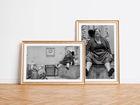 Bridesmaids Movie Bathroom Scenes Poster Set Black And White Comedy Art