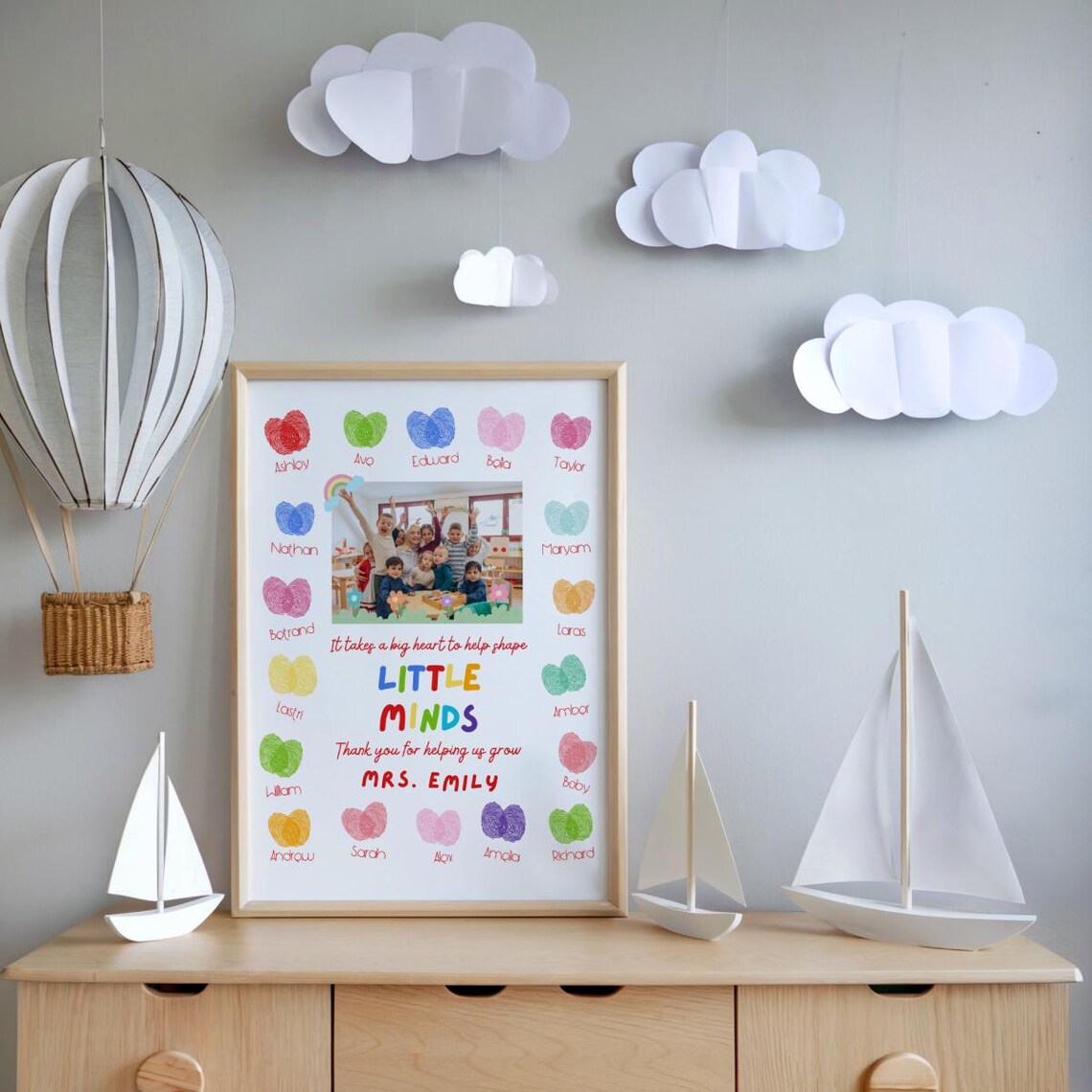 Teacher Appreciation Gift, Thank You Art Print - Image 7