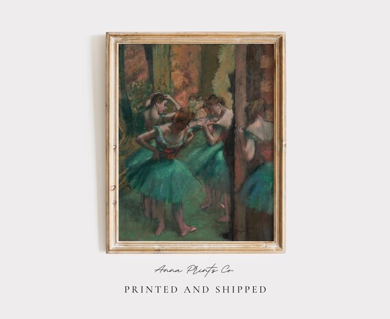 Degas Dancers Vintage Impressionist Art Print