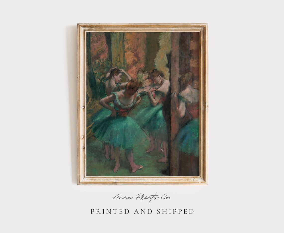 Degas Dancers Vintage Impressionist Art Print