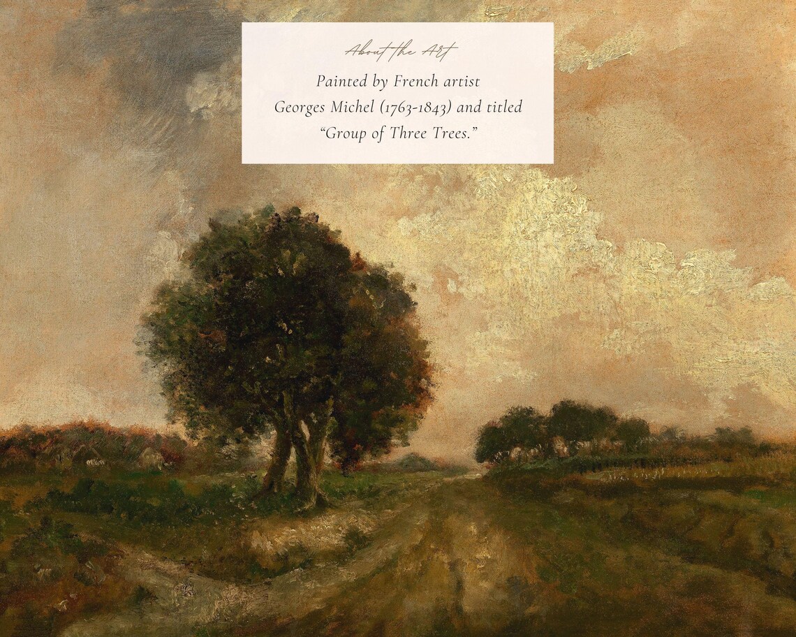 Vintage Country Landscape Art Print, Victorian Farmhouse - Image 2