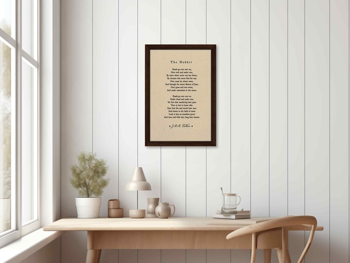 The Hobbit Roads Go Ever On Tolkien-Inspired Art Print - Image 3