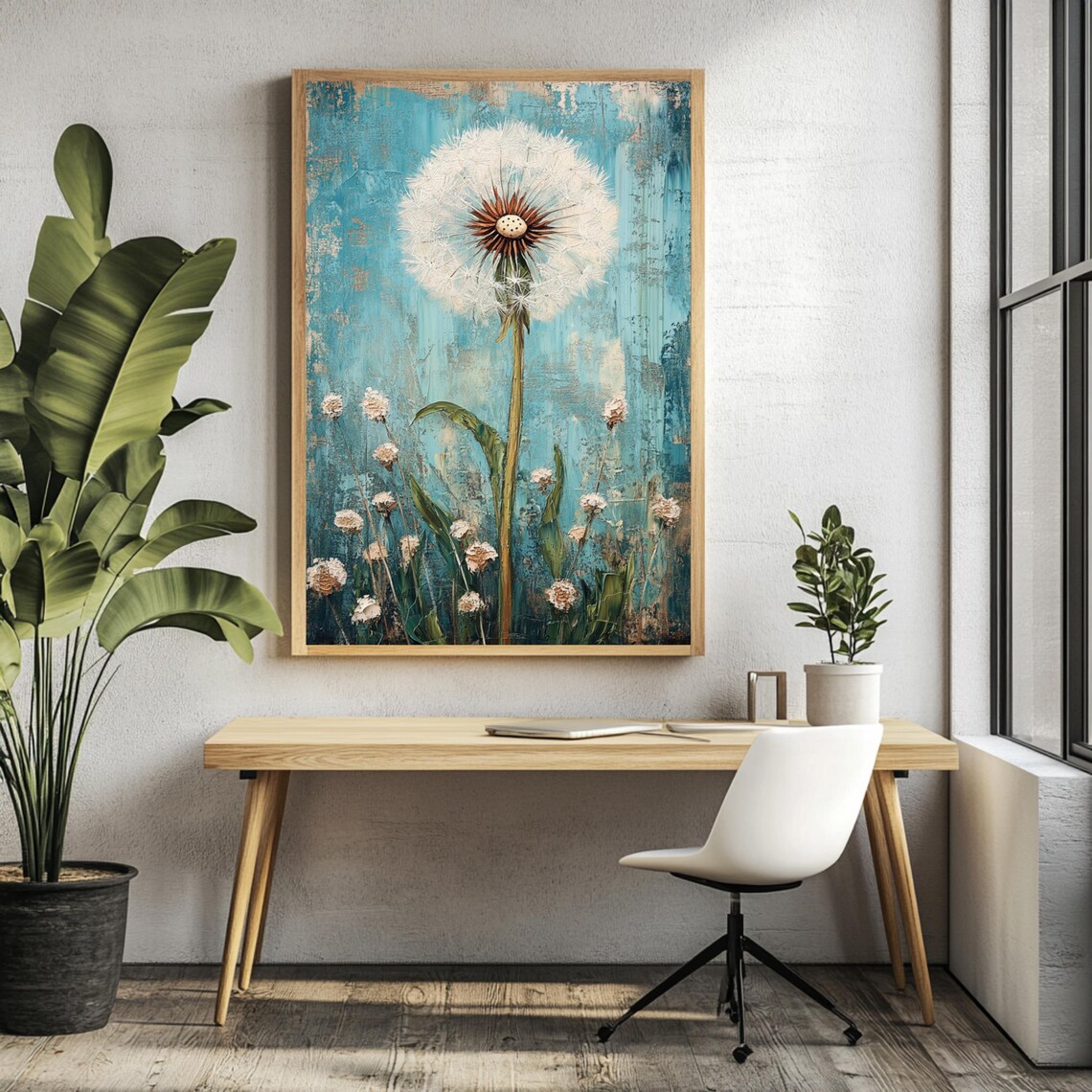 Dandelion Boho Art Print, Nature Wall Art - Image 3