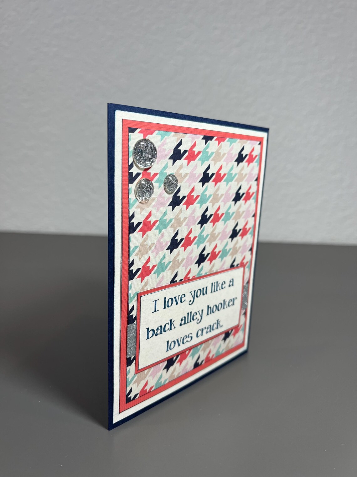 Love You Like Adult Humor Greeting Card - Image 2
