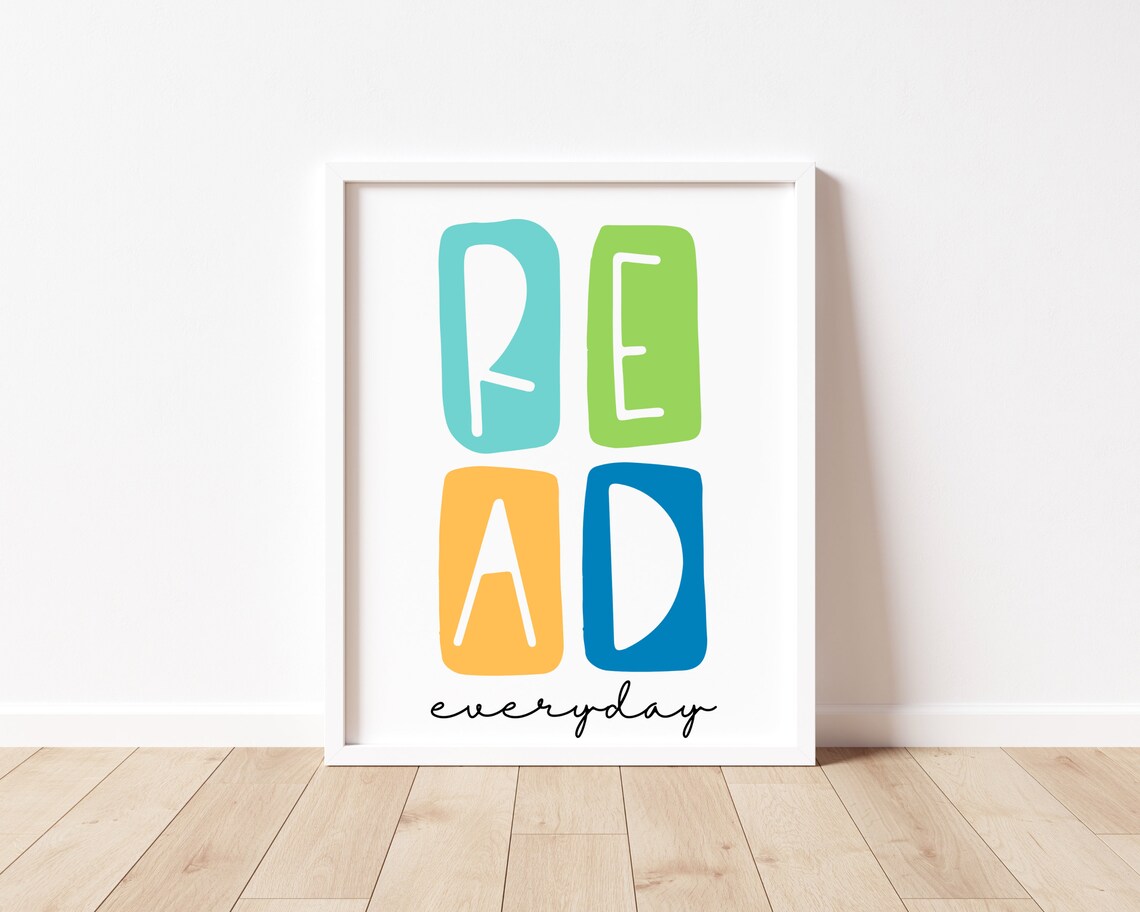 Read Everyday Inspirational Reading Art Print - Image 3