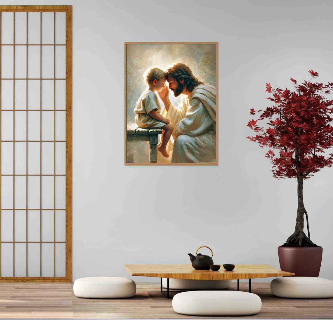 Jesus With Boy Christian Art, Bible Art Print - Image 5