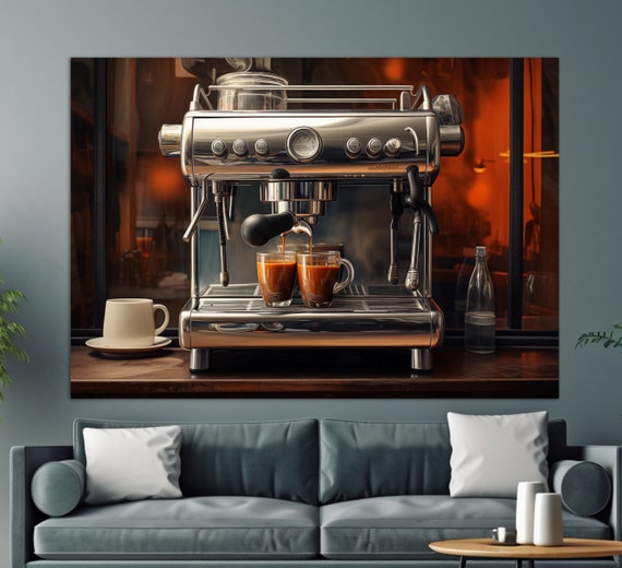 Coffee Wall Art Coffee Machine Print Barista Gift Coffee Print Cafe Wall Decor Kitchen Wall Art Barista Wall Art