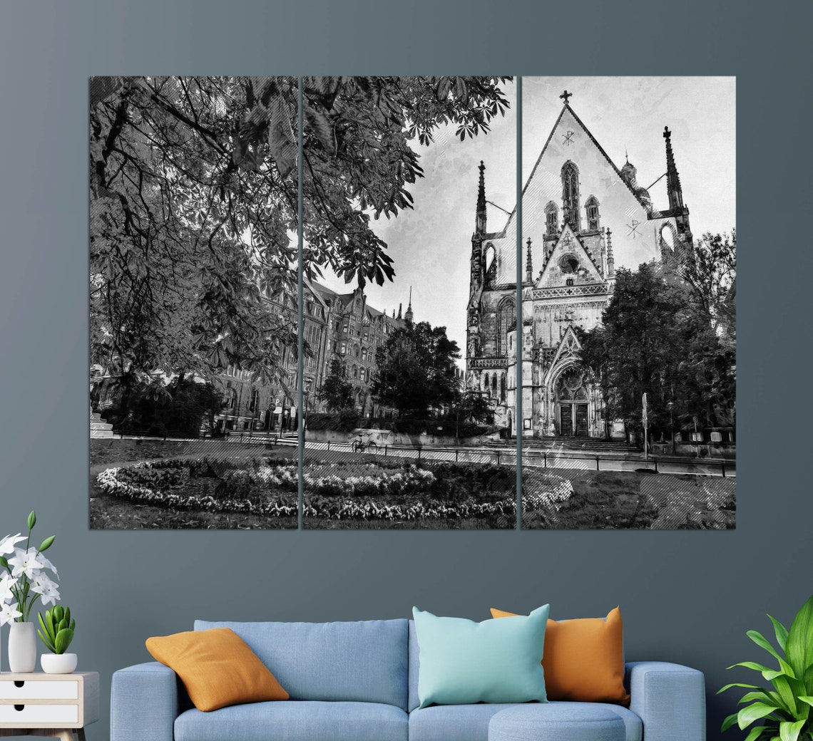 Leipzig Painting, Modern Wall Art Print - Image 2