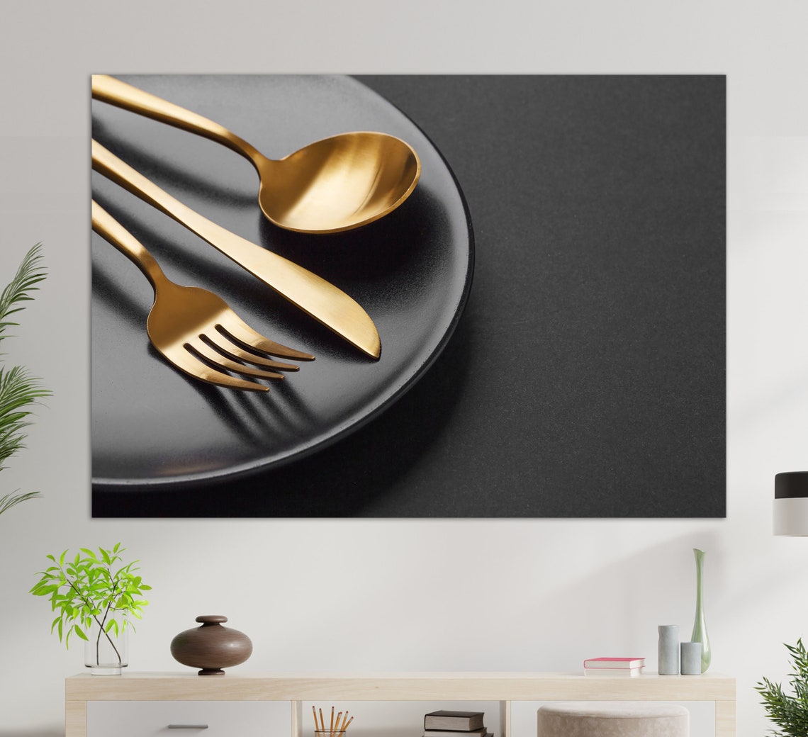 Cutlery Print, Kitchen Wall Decor - Image 3