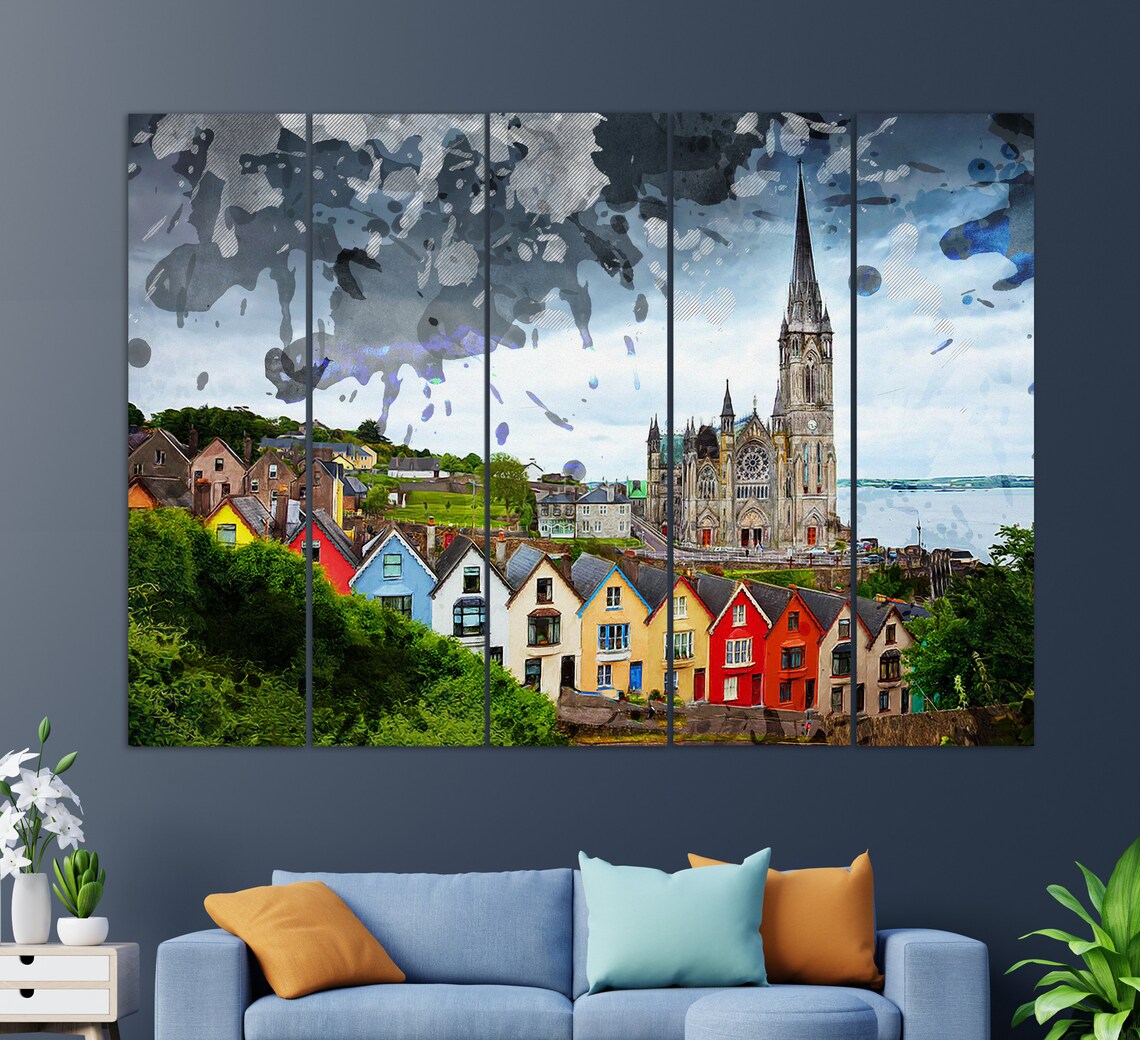 St Colmans Cathedral, Cobh Ireland Travel Poster - Image 2