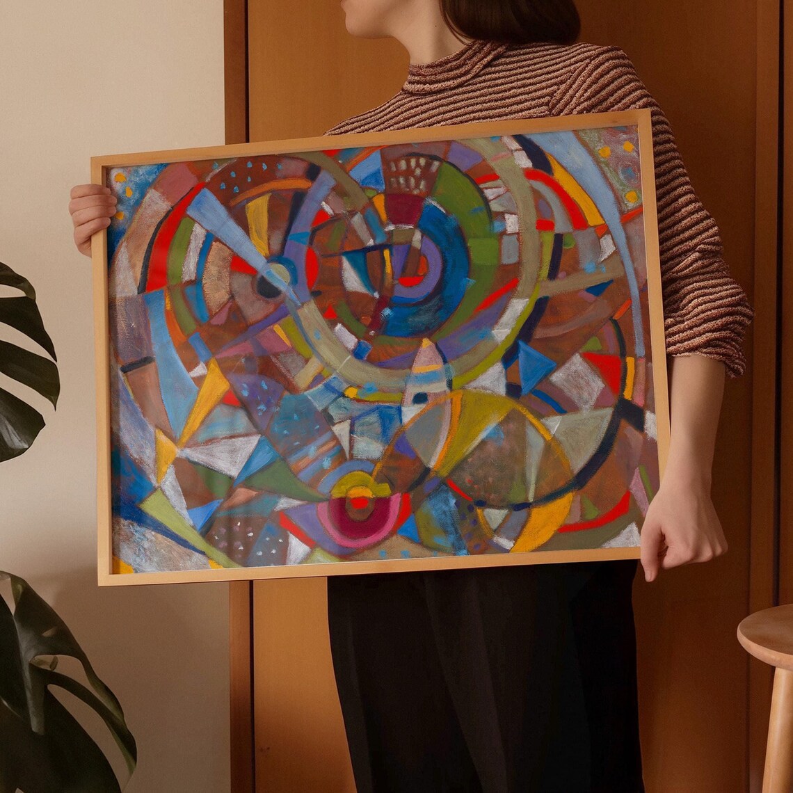 Guest Artist Mid-Century Modern Geometric Art Print