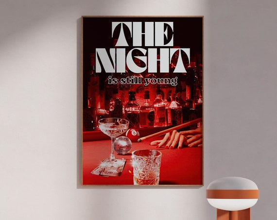 Disco Ball Decor Preppy Wall Art Bar Cart Accessories Preppy Room Decor Retro Wall Art Apartment Decor College Dorm Decor For College Girl