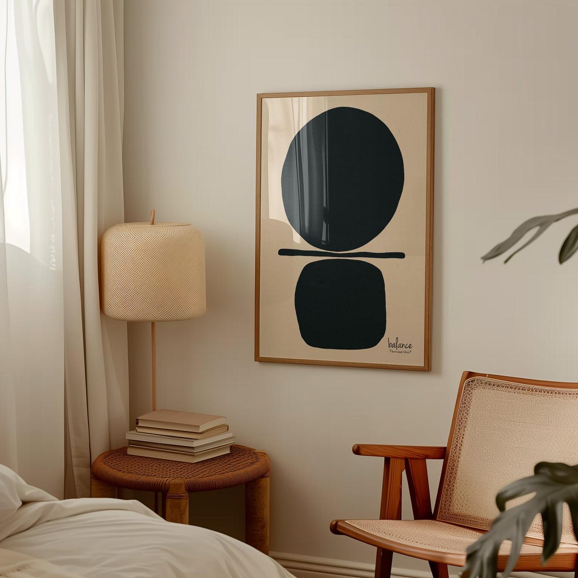 Abstract Organic Shapes Art Print, Minimalist - Image 2