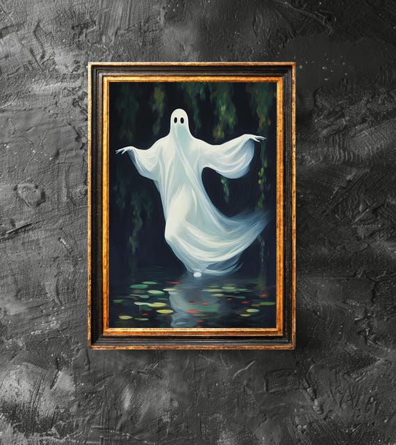 Is Dancing Poster Dark Academia Halloween Decor Haunting Funny Girly