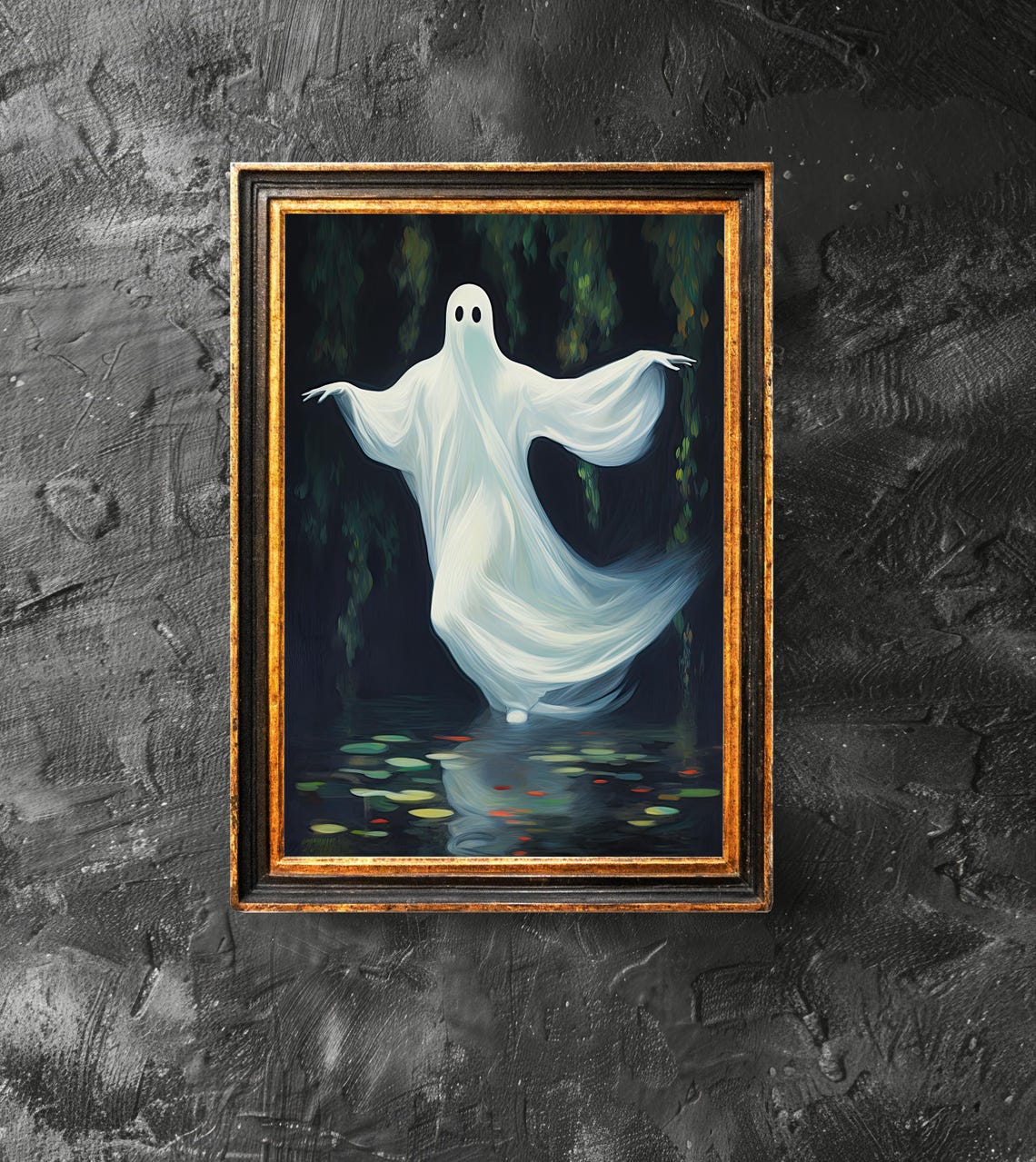 Is Dancing Poster Dark Academia Halloween Decor Haunting Funny Girly
