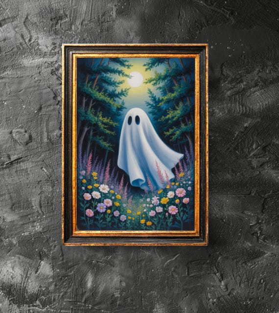 Is Flying In The Forest Dark Academia Halloween Decor Haunting Funny Poster Girly