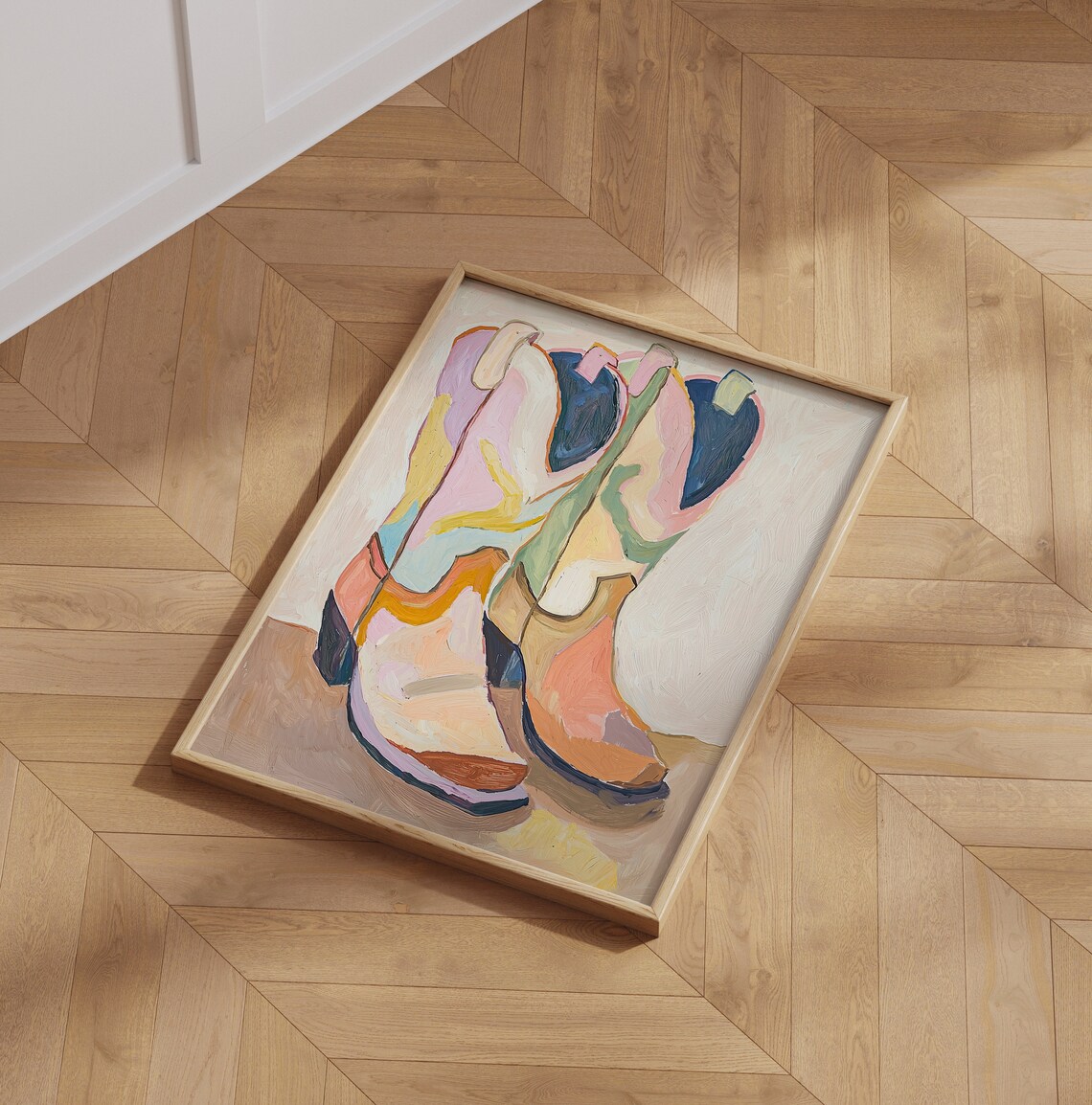 Cowgirl Boots Illustration, Retro Western Decor - Image 6