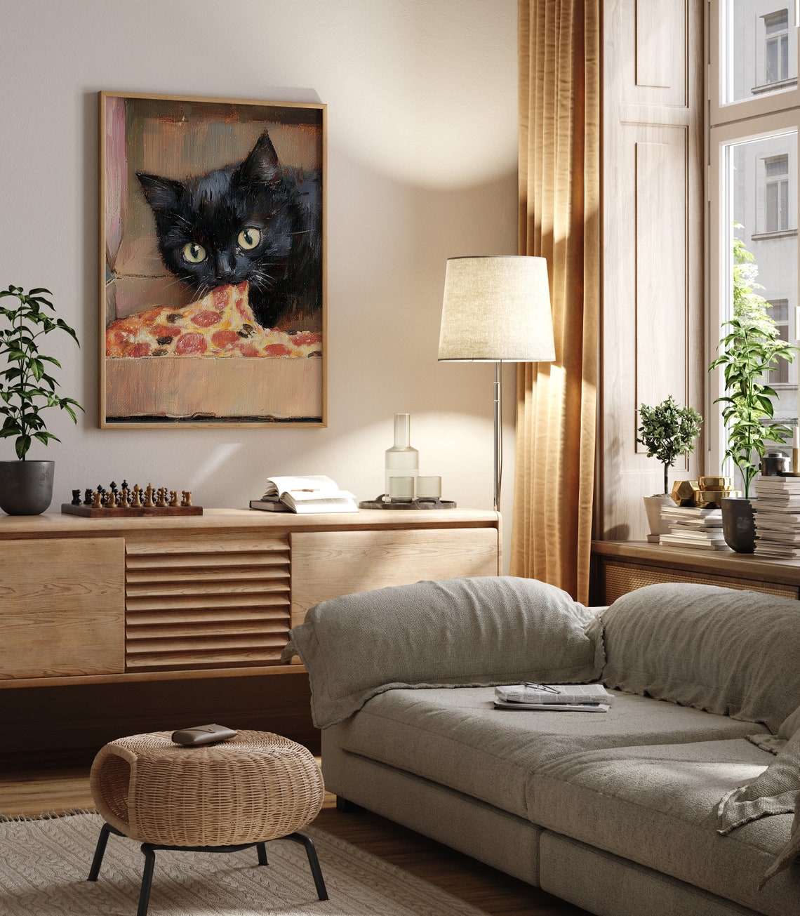 Cute Cat Classic Travel Poster - Image 3