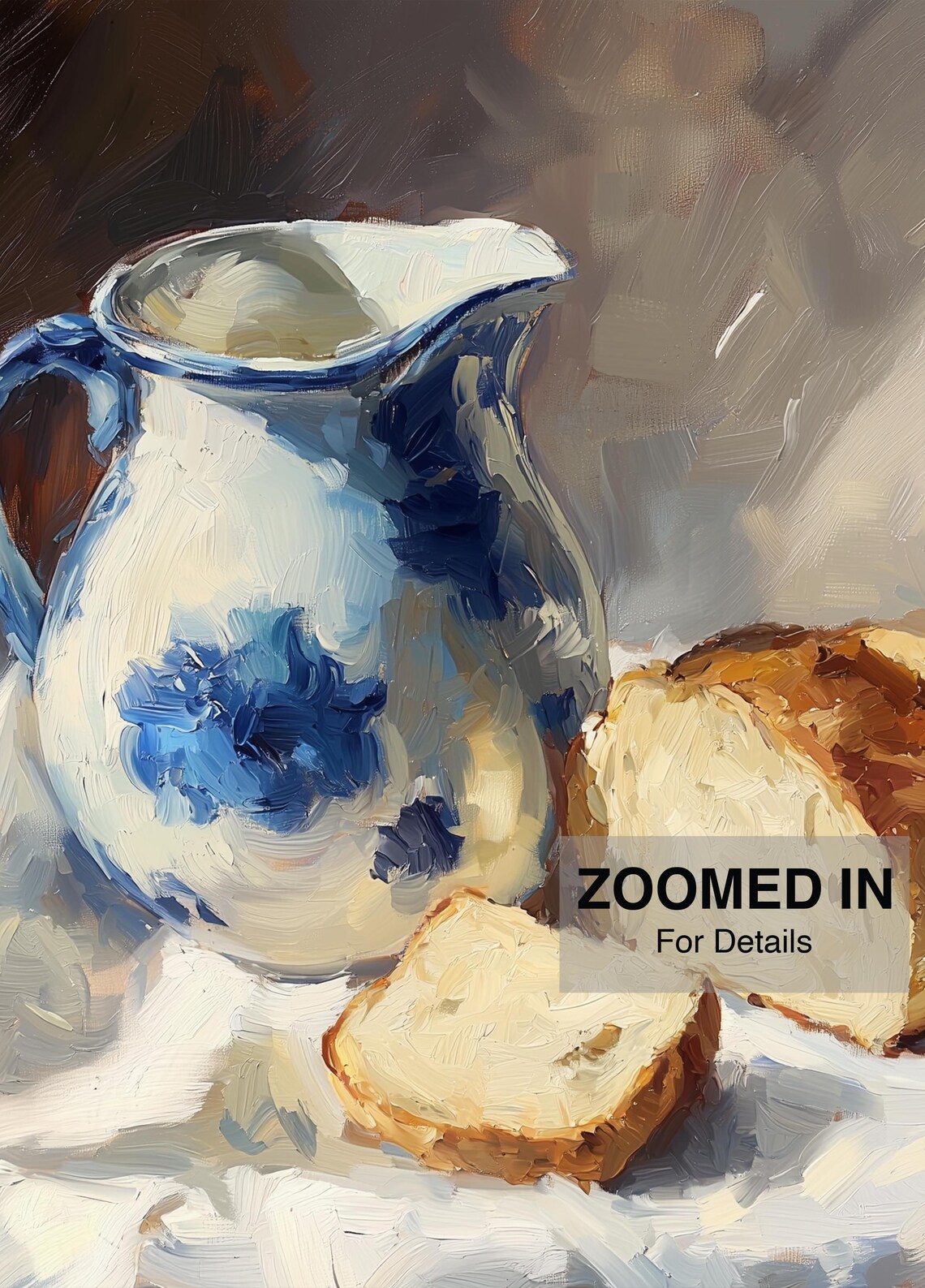Sourdough Bread Print, Rustic Kitchen Decor - Image 3