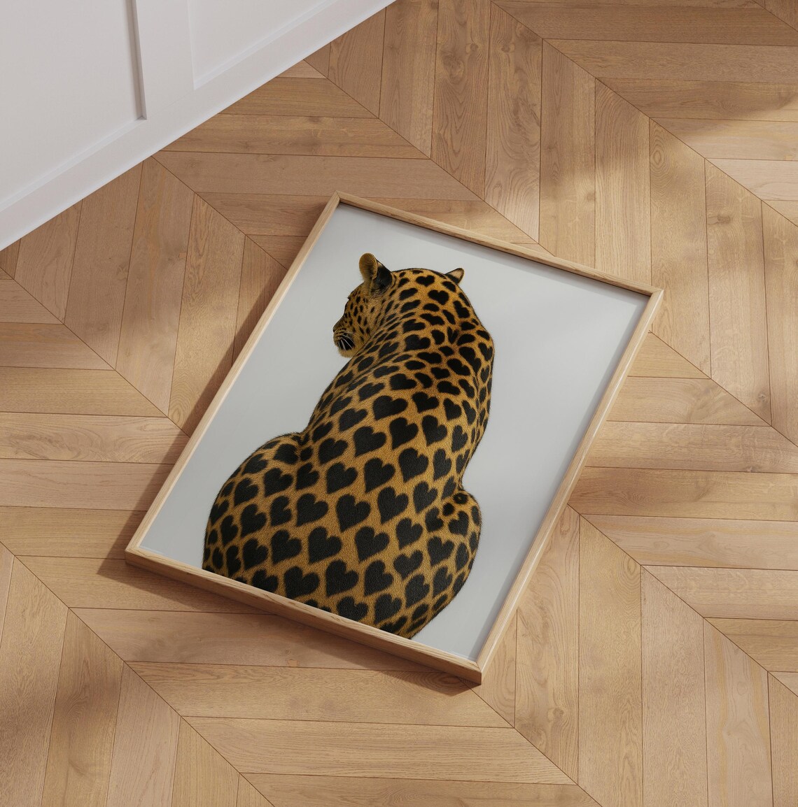 Leopard Heart Print, Modern Safari Decor - Image 4