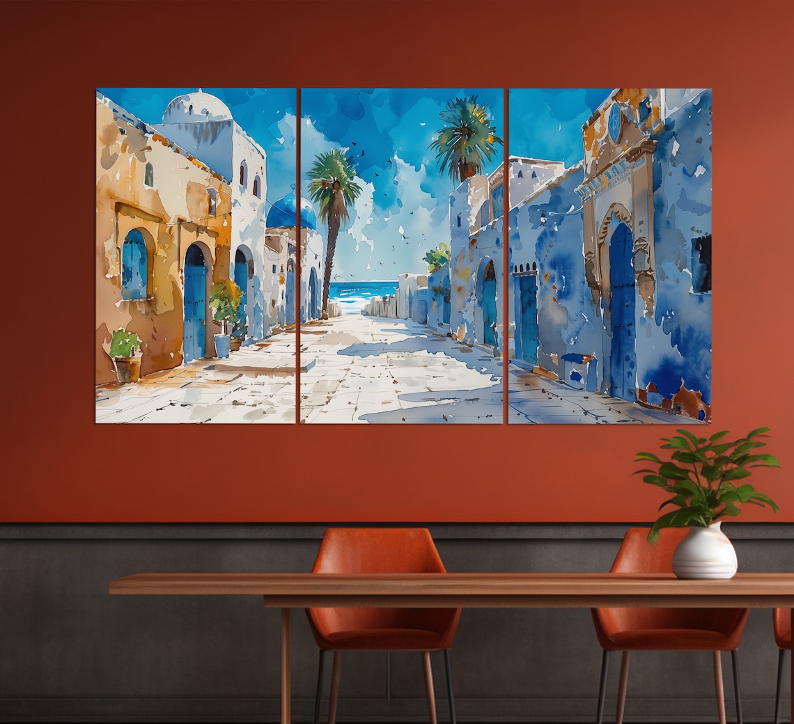 Medina Of Tunis Art Print, Tunisia Wall Decor - Image 3