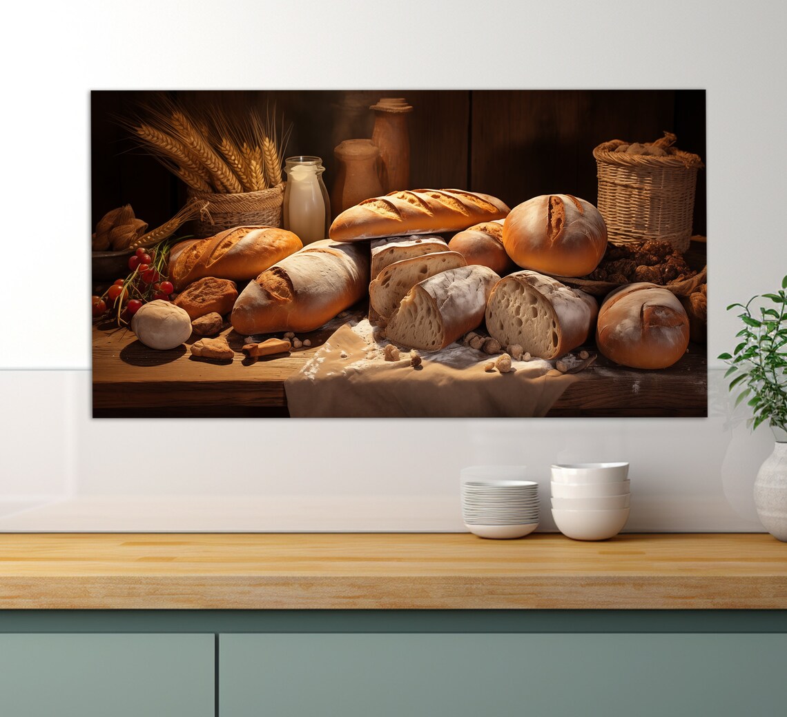 Bread Baking Art Print, Kitchen Wall Decor Gift - Image 5