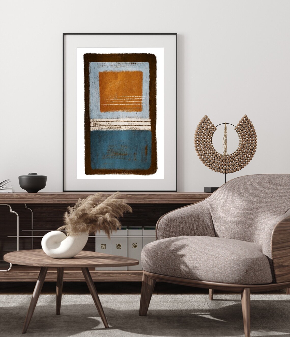 Minimalist Abstract Geometric Art Print