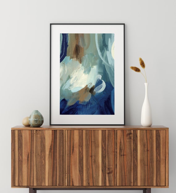 Neutral Abstract Painting, Modern Minimalist Abstract