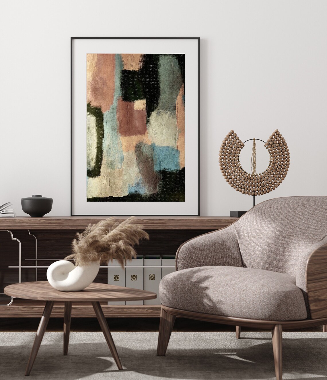 Abstract Wall Art, Minimalist Contemporary Painting