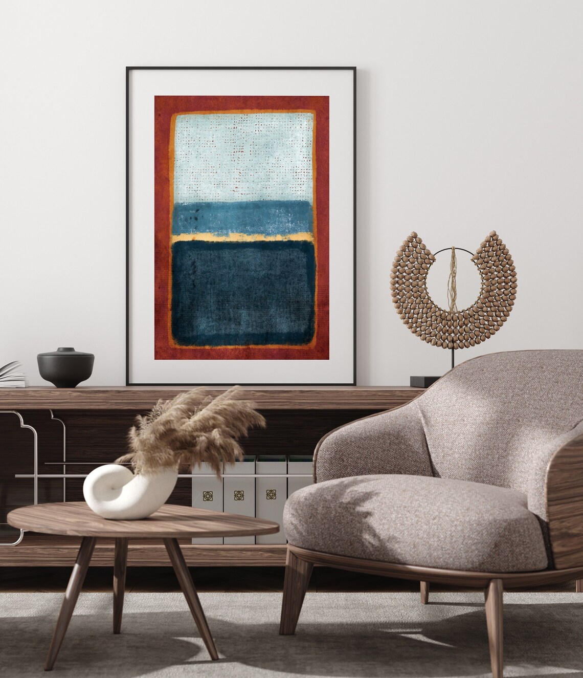 Minimalist Abstract Geometric Art Print