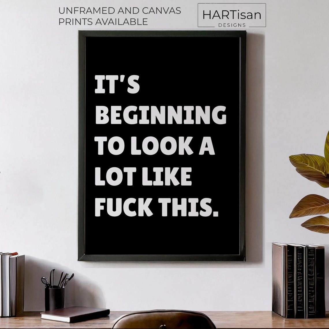 It Is Beginning to Look a Lot Like Fuck This Christmas Poster