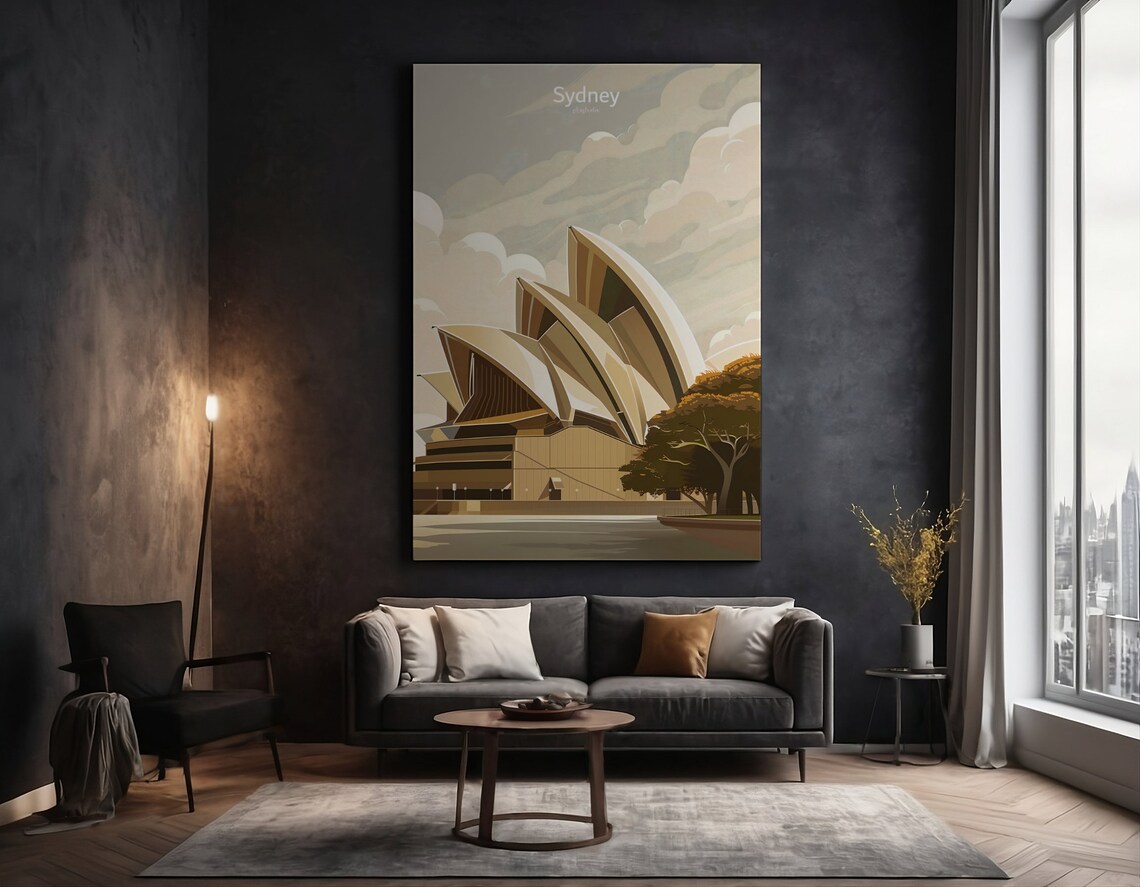 Sydney Opera House - Minimalist Travel Poster - Image 2